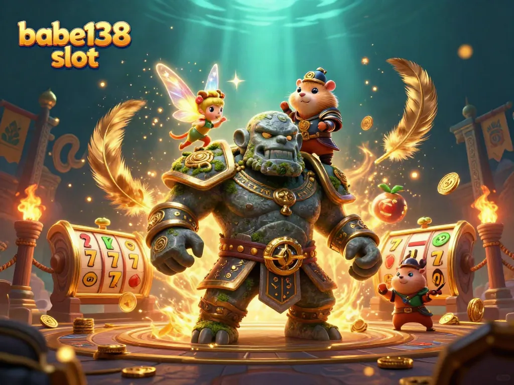 Menangkan jackpot di babe138 slot bersama dengan golem penjaga dan peri magis.