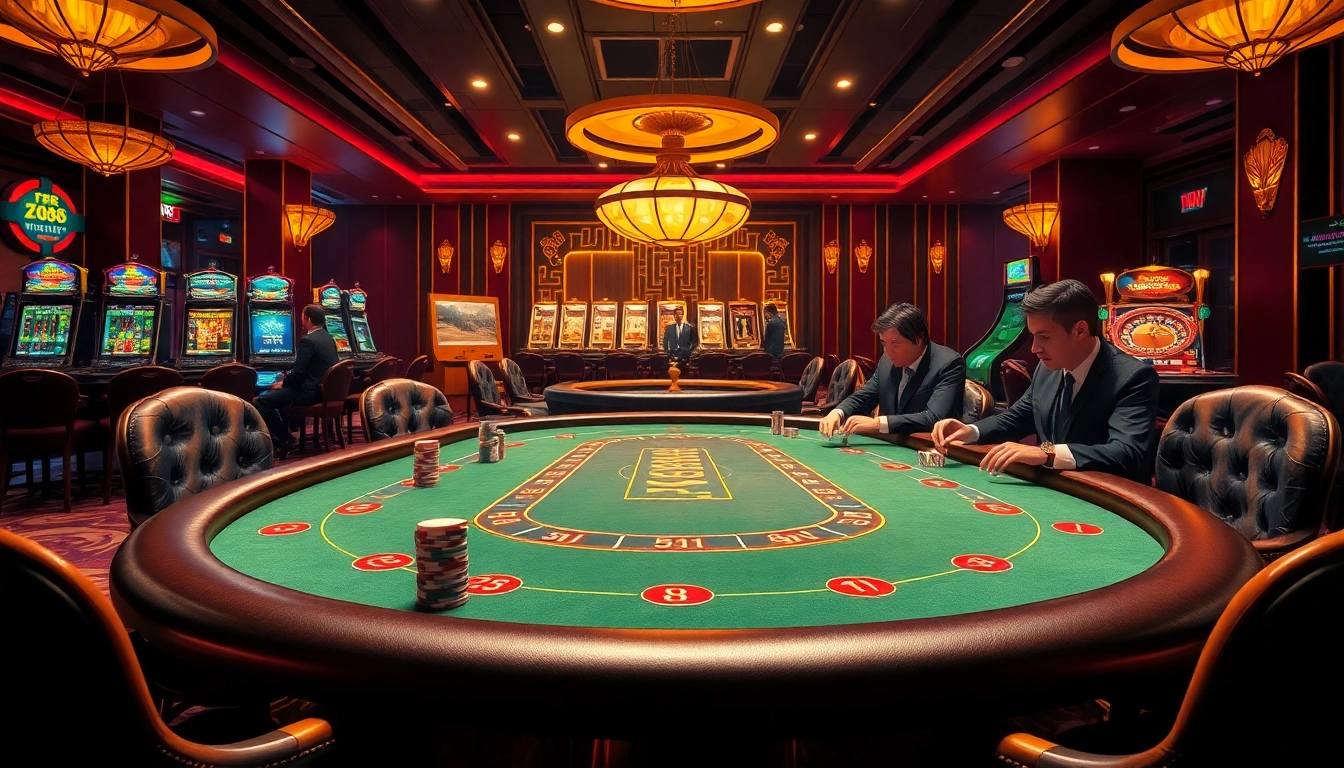 Experience the thrill of winning at ZK88.club's luxurious gambling scene with stunning poker and slot visuals.