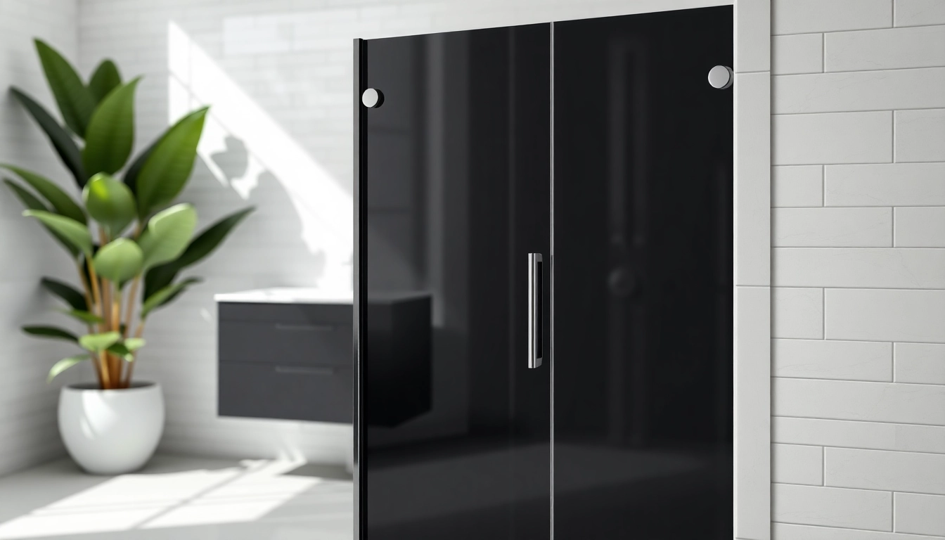 Enhance Your Space with a Stunning Black Shower Door