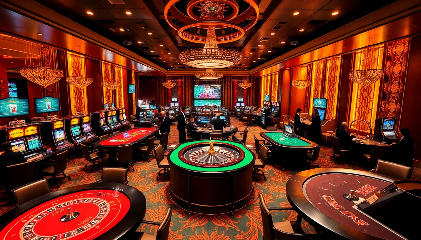 Experience the thrills of high-stakes gambling at https://kkwin.life/ with upscale casino gaming ambiance and vibrant slot machines.