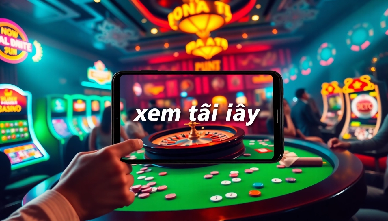 Experience excitement at the casino table, xem tại đây for thrilling gaming opportunities.
