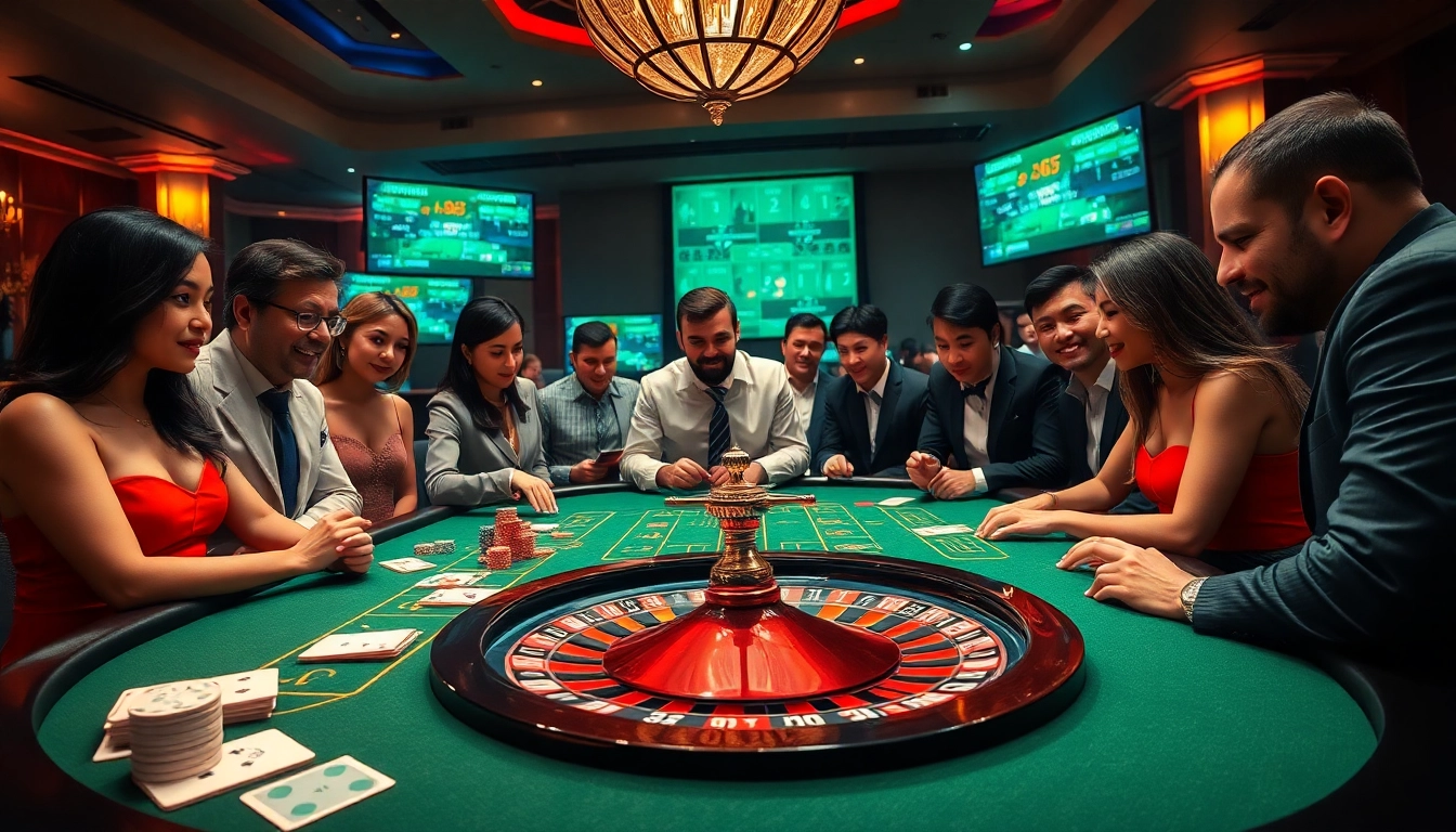 Experience thrilling high-stakes fun at open88 casino with vibrant gaming elements.