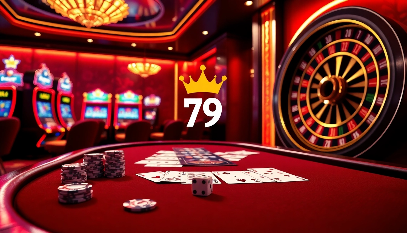 Experience thrilling gameplay at 79 king casino with vibrant slot machines and poker tables.