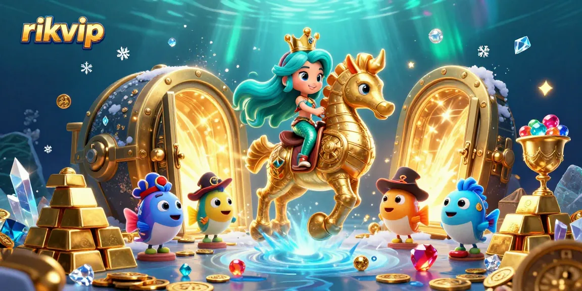Join the adventure at rikvip with a magical mermaid and treasures in a vibrant underwater casino.