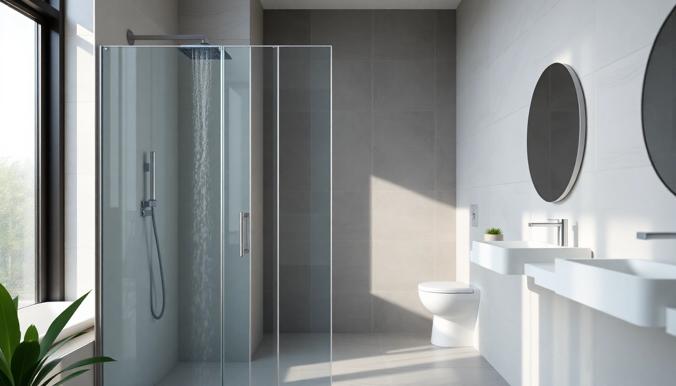 Showcasing elegant showers au in a modern bathroom with sleek design and natural lighting.