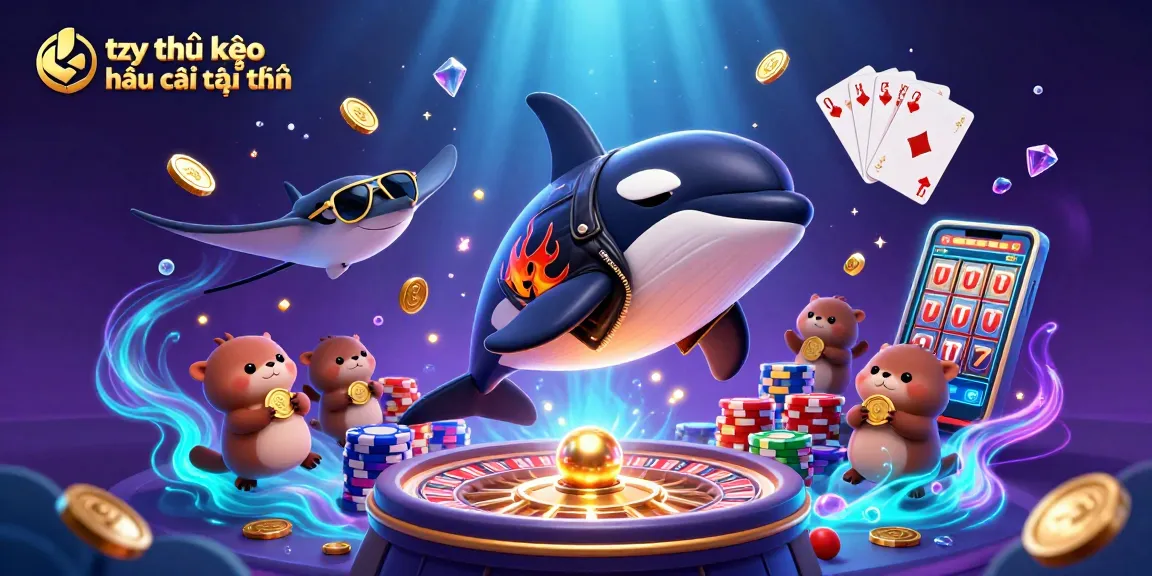Experience thrilling tỷ lệ kèo nhà cái trực tuyến action amidst vibrant casino elements and dynamic characters.