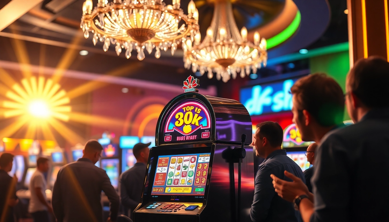 Menangkan Slot gampang menang di mesin slot yang cerah dengan pemain yang antusias.