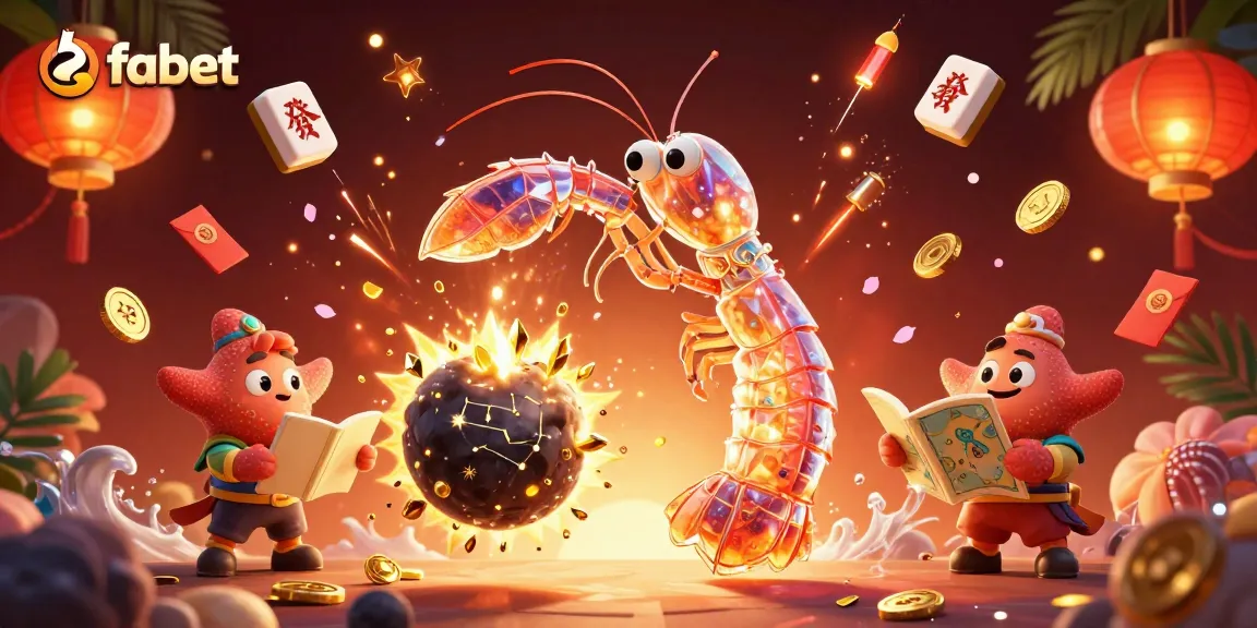 Engage in dynamic gambling action with fabet featuring vibrant characters and exciting casino elements.