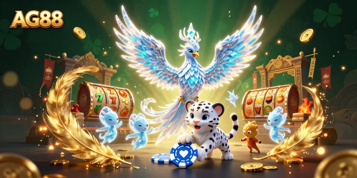 Win big with AG88 in a vibrant casino fantasy filled with 3D characters and slot elements