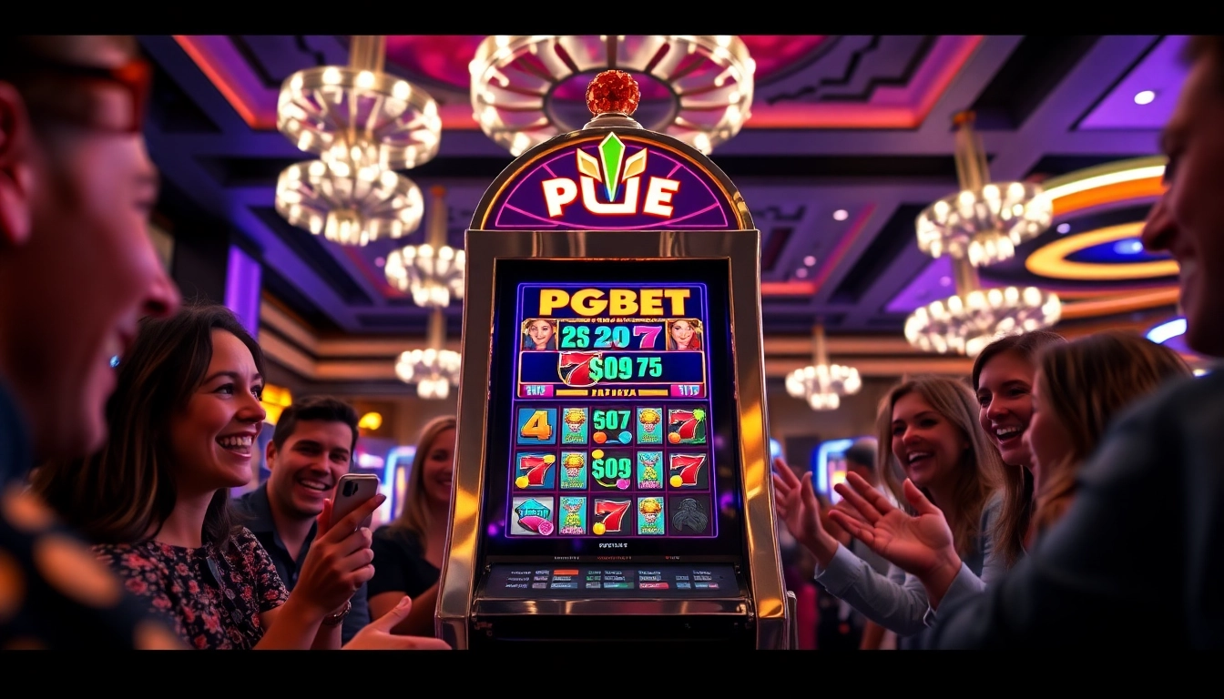 Mainkan pgbet slot dengan suasana ceria di kasino yang penuh warna.
