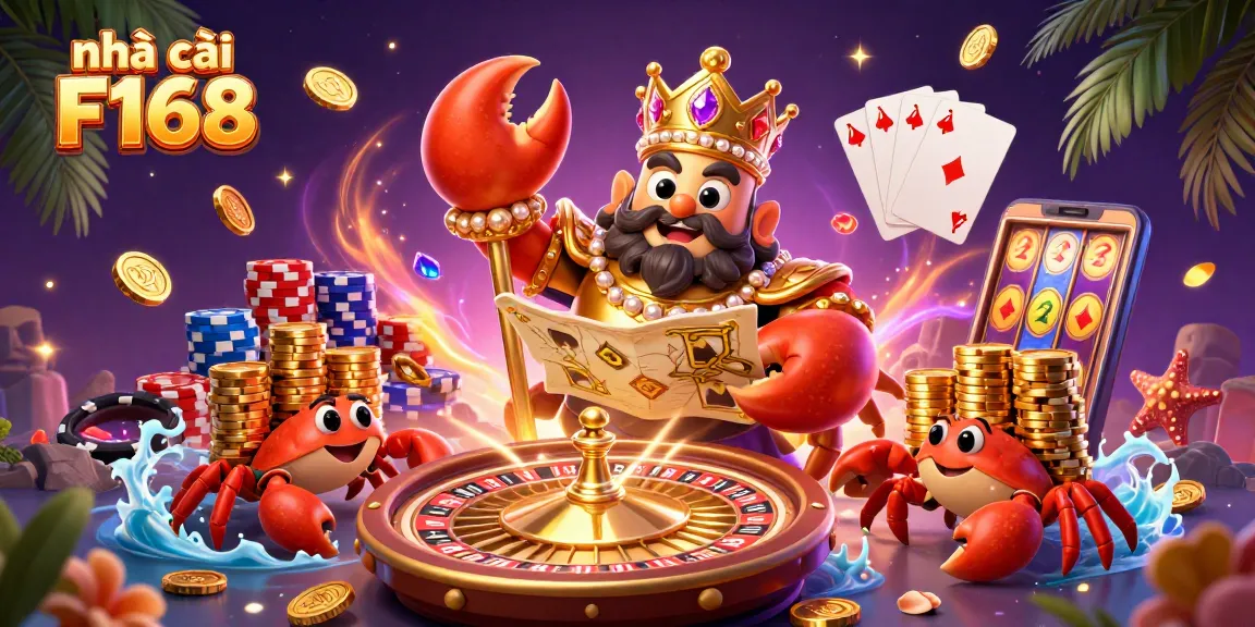 Experience the thrill at nhà cái F168 with vibrant casino characters and stunning visuals.