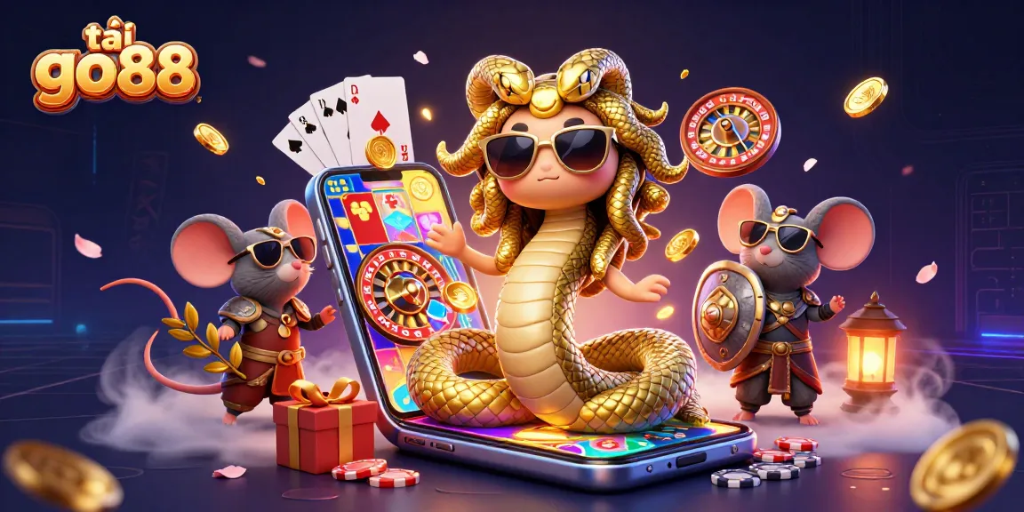 Engage in thrilling gaming adventures with tải go88, as golden coins and cards come alive.