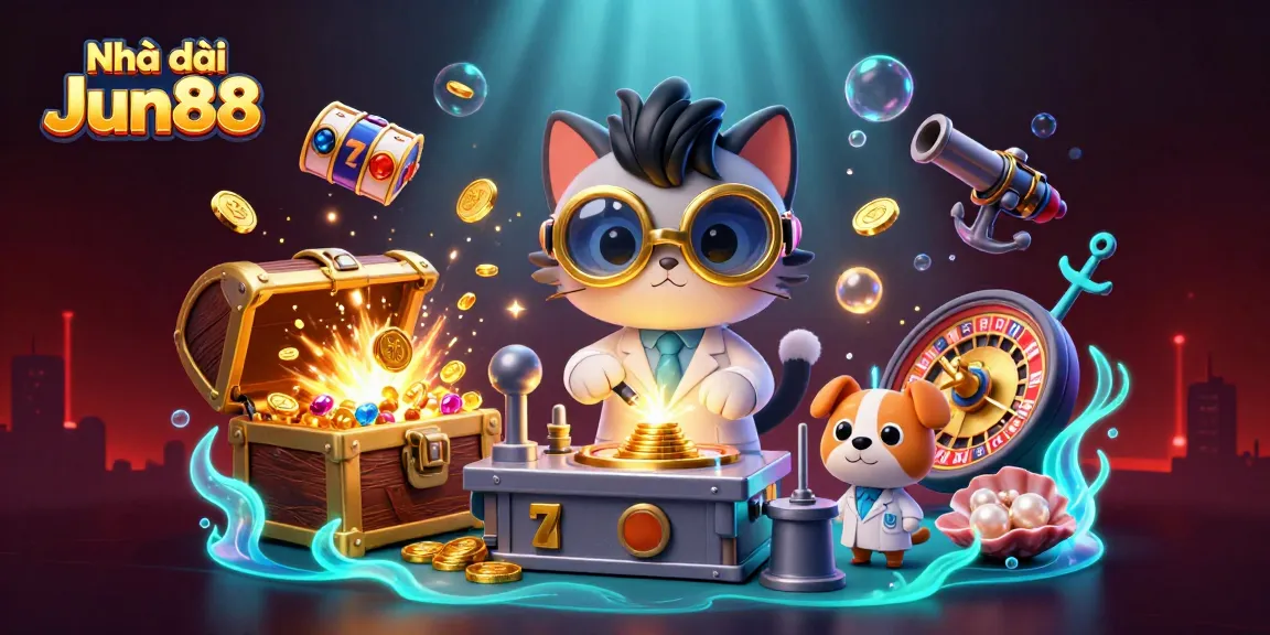 Join the excitement at Nhà cái Jun88 with thrilling casino gaming elements and dynamic characters!