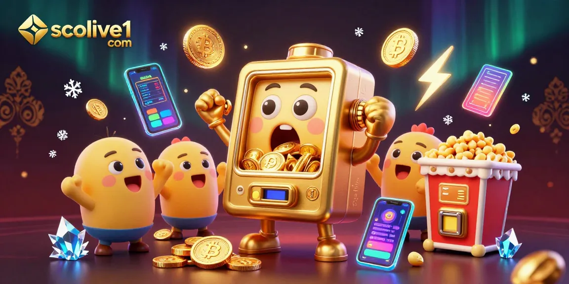 Experience excitement at socolive1 com with a dazzling 3D slot machine celebrating its jackpot.