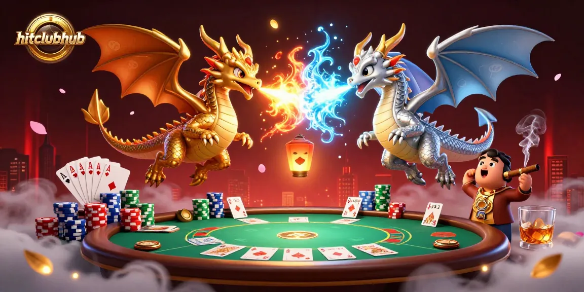 Play with excitement at hitclubhub while enjoying the thrill of gaming with dragons and poker elements.
